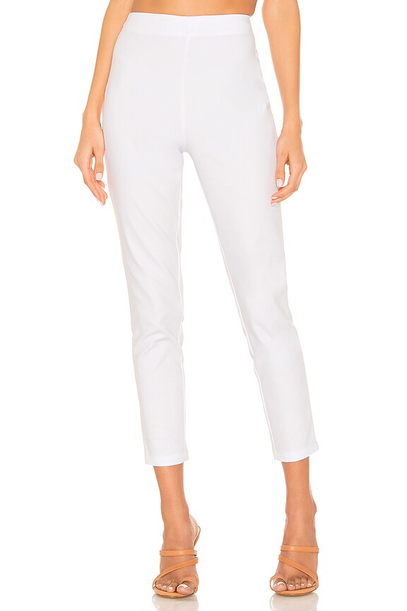 view 1 of 4 Maisie Zip Back Skinny Pants in White