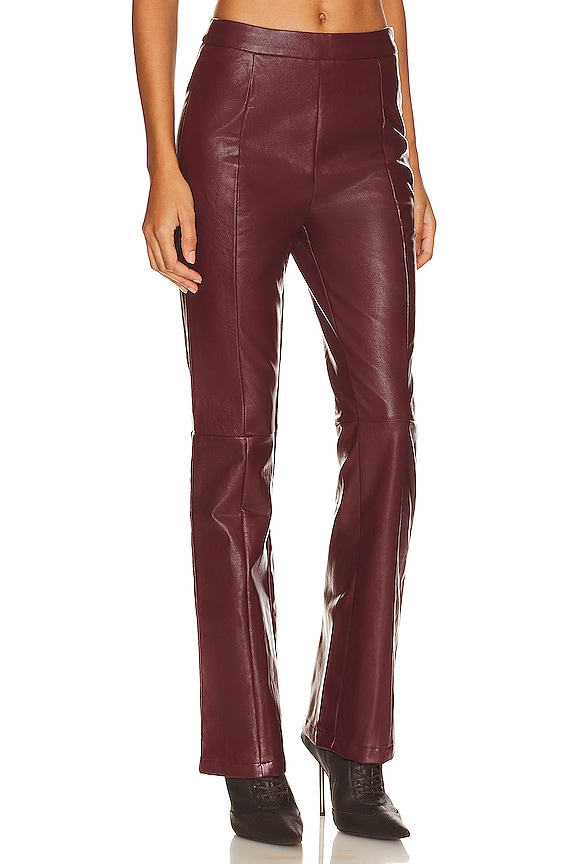 view 2 of 4 Marisol Flare Pants in Oxblood