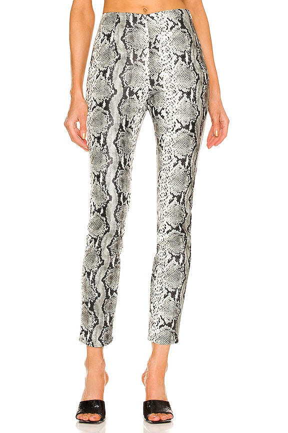 view 1 of 4 Donna Snake Pant in White Snake