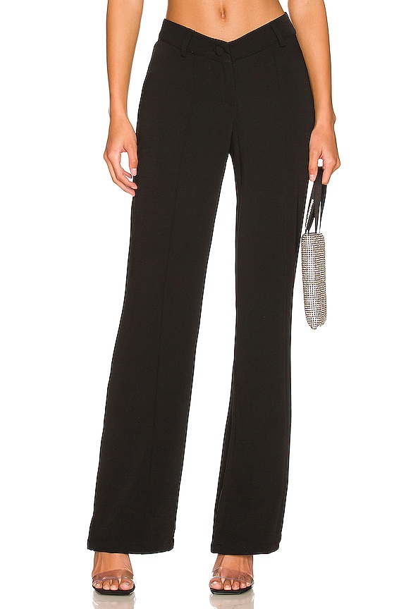 view 1 of 4 Wendy Angled Front Pant in Black