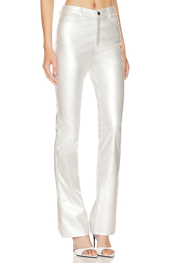 view 2 of 4 Shalisa Mid Rise Pant in Silver