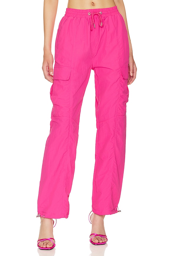 view 2 of 5 Amata Parachute Pant in Hot Pink