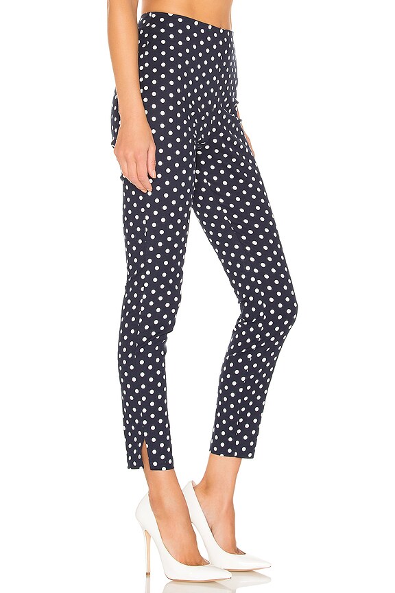 view 2 of 4 PANTALONES DORA in Navy Polka Dot