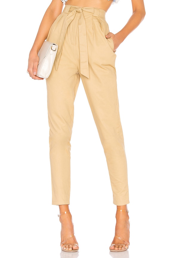 view 1 of 4 Marla Tie Front Pants in Khaki