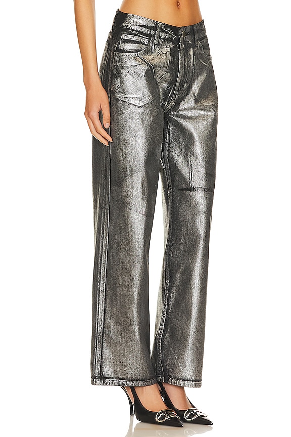 view 2 of 4 PANTALON METALLIC in Silver