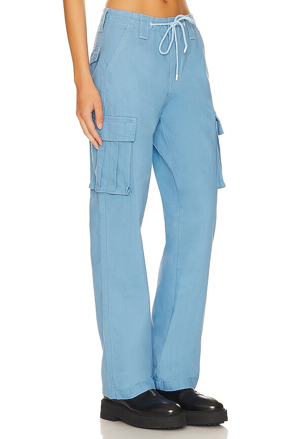 view 2 of 4 Bobbi Cargo Pant in Denim Blue