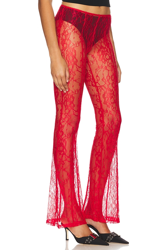 view 2 of 4 Leia Pant in Red