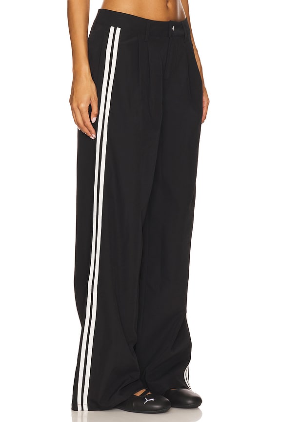 view 2 of 6 PANTALON KATHERINE in Black & White Stripe