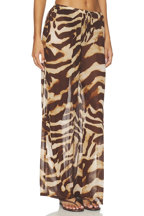 view 2 of 6 OSPREY パンツ in Brown Zebra