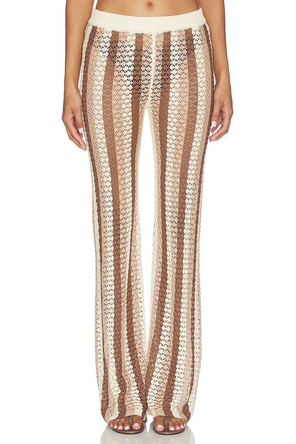 view 1 of 6 PANTALÓN FRANCIE in Neutral Stripe