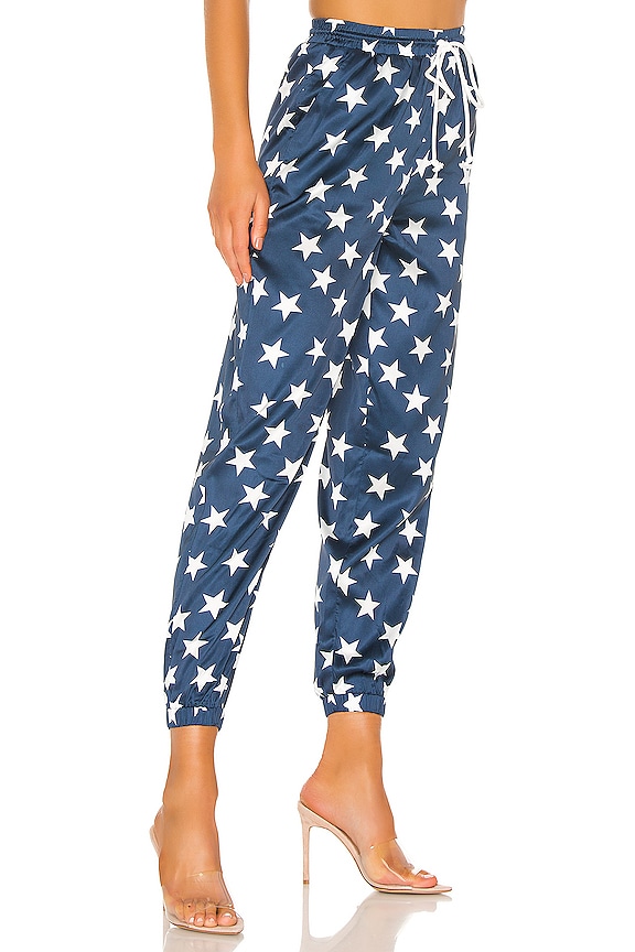 view 2 of 4 Miranda Track Pant in Navy & White