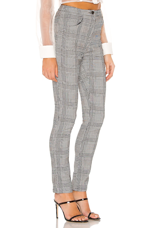 view 2 of 4 PANTALÓN CINTURA ALTA MAXYN in Grey Plaid