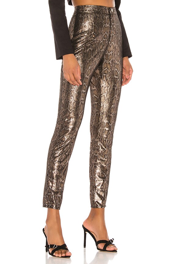 view 2 of 5 DARLA 하이웨이스트 팬츠 in Snake