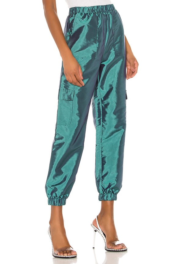 view 2 of 4 PANTALON CARGO PIA in Teal