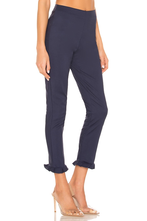 view 2 of 4 Josephine Ruffle Pants in Navy
