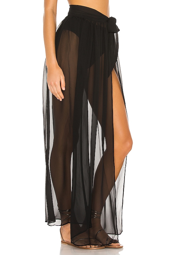 view 2 of 4 CATALINA 시스루 맥시 스커트 in Black