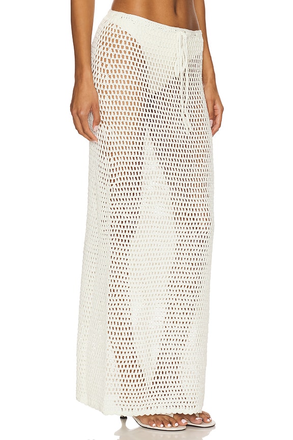 view 2 of 6 Amelia Maxi Skirt in white