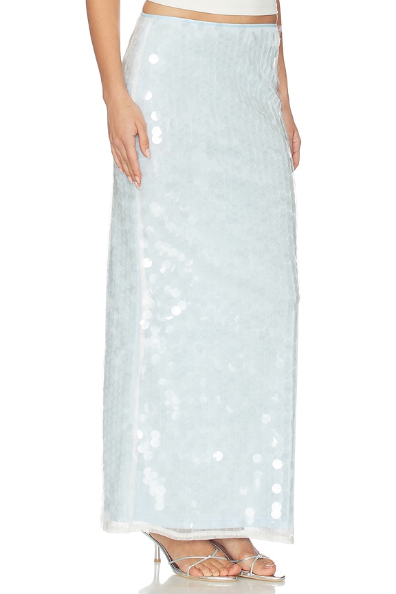 view 2 of 6 Bryony Maxi Skirt in Ice Blue