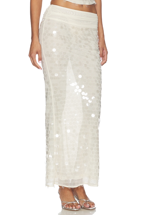 view 2 of 6 Quintessa Maxi Skirt in Cream