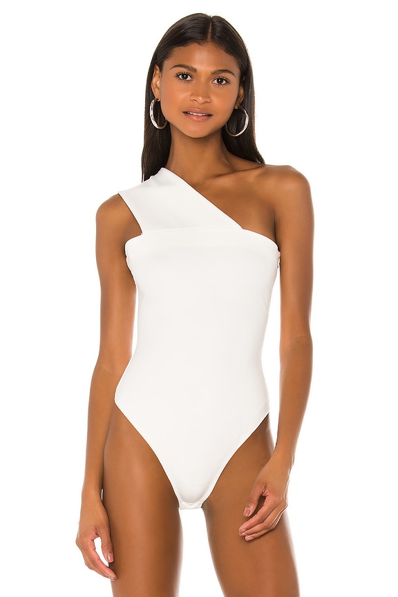 view 2 of 5 ROCKIE 원숄더 바디슈트 in White