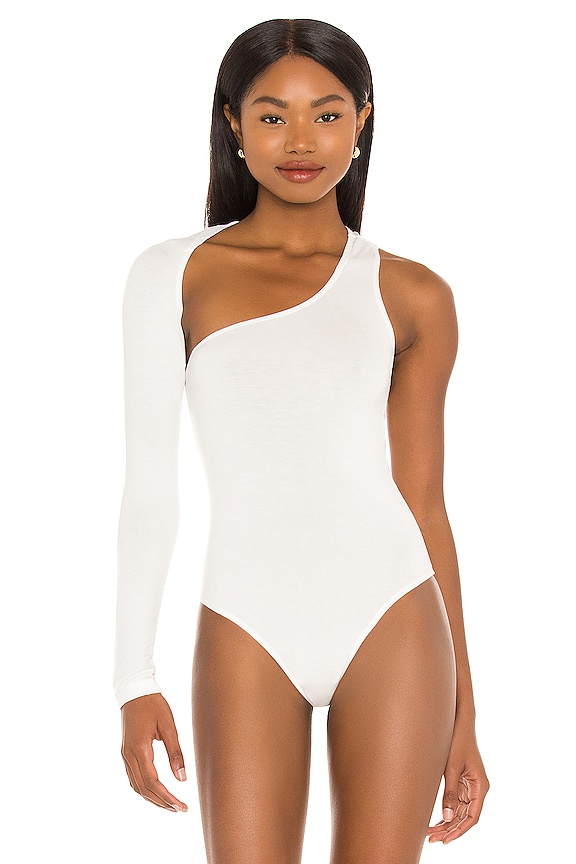 view 2 of 5 Alessandra Bodysuit in White