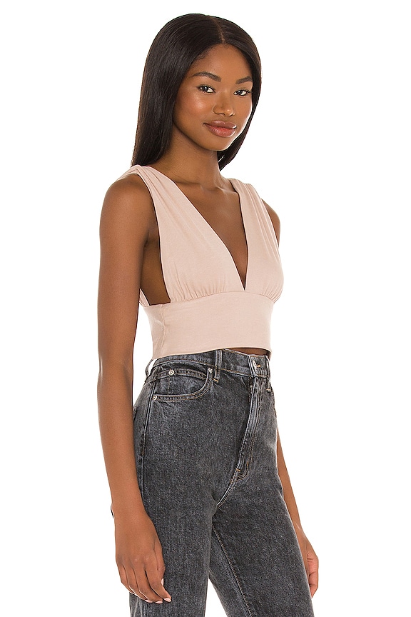 view 2 of 4 Victoria Ruched Top in Nude