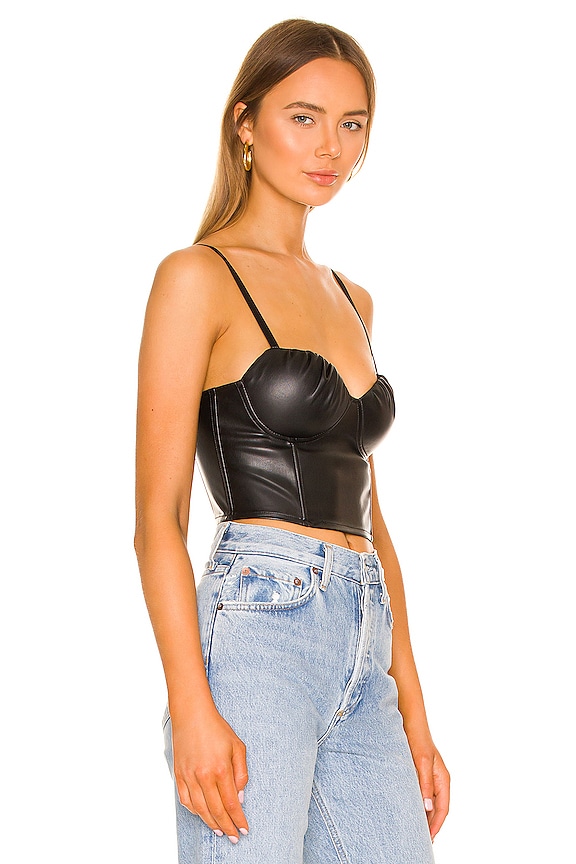 view 2 of 4 Rylee Bustier Top in Black