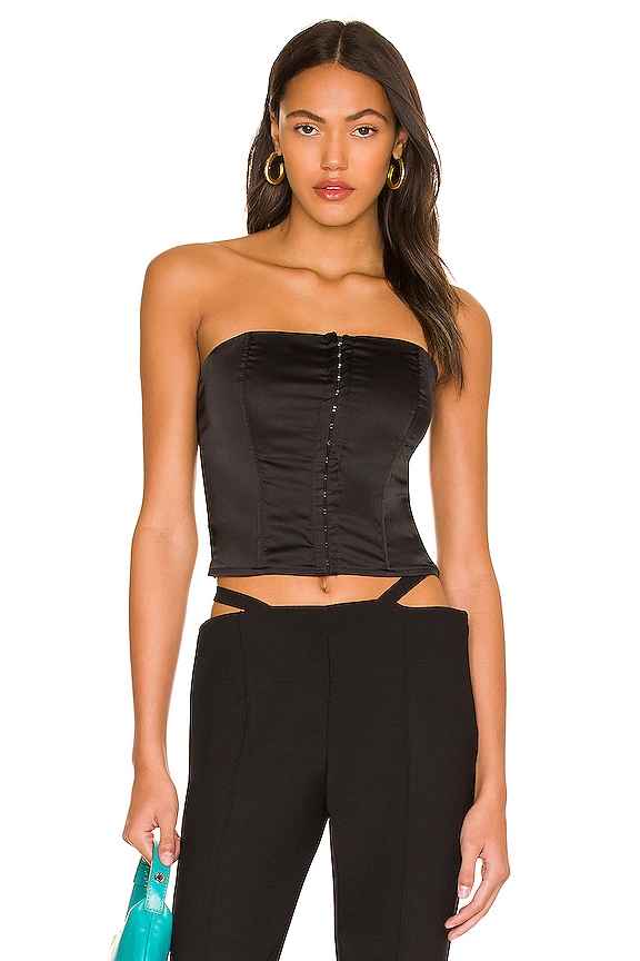superdown Cailyn Corset Top in Black | REVOLVE