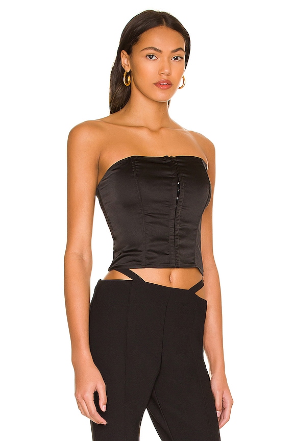 view 2 of 4 Cailyn Corset Top in Black