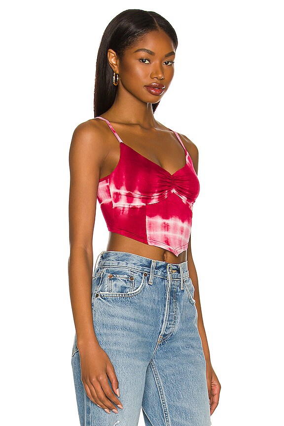 view 2 of 4 Denise Tie dye Top in Pink