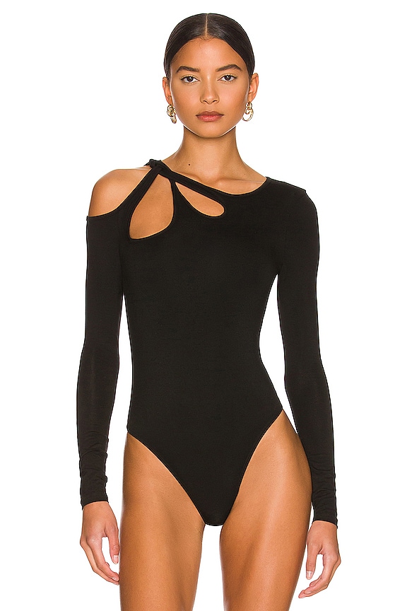 view 2 of 5 Yesenia Twist Bodysuit in Black