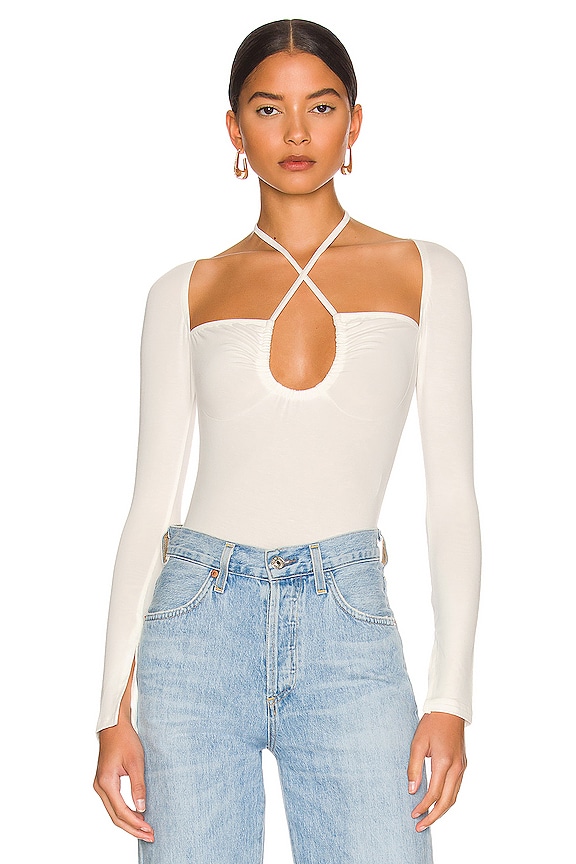 view 1 of 5 Storme Bodysuit in White