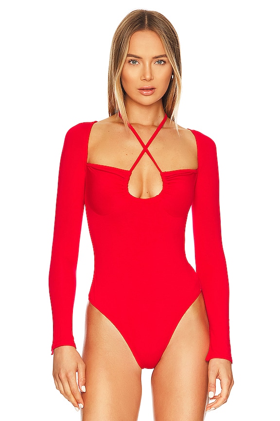 view 2 of 5 STORME 바디수트 in Red