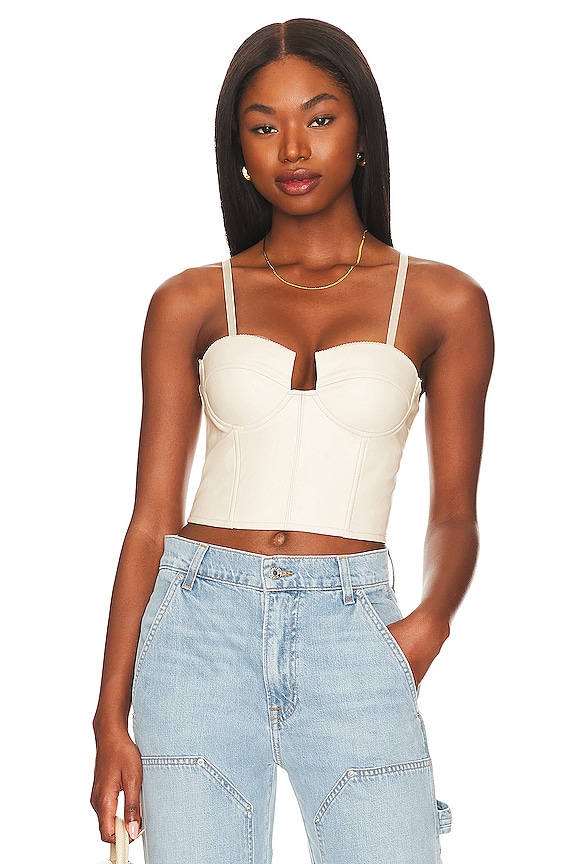 view 1 of 4 Regina Bustier Top in Nude