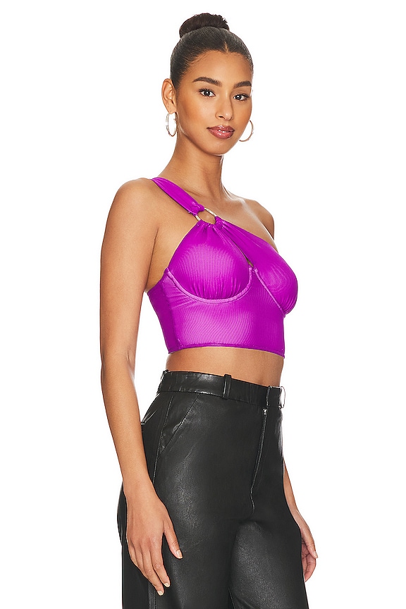 view 2 of 5 Romy O Ring Top in Purple