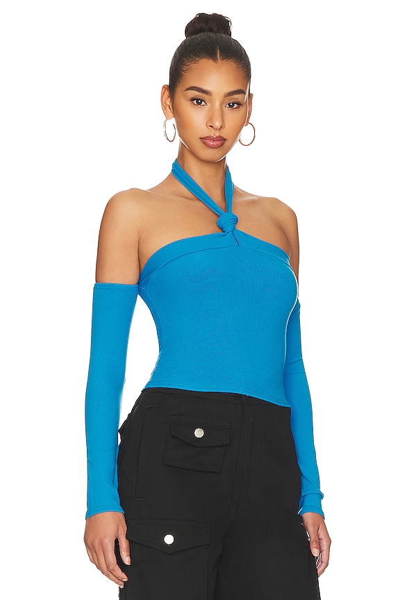 view 2 of 4 Miya Halter Top in Blue