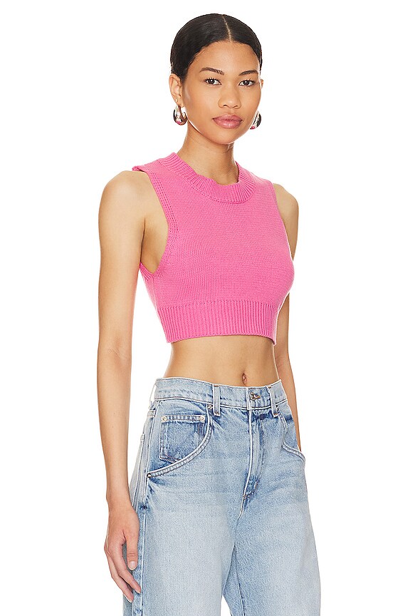 view 2 of 4 Valeria Crop Sweater in Pink