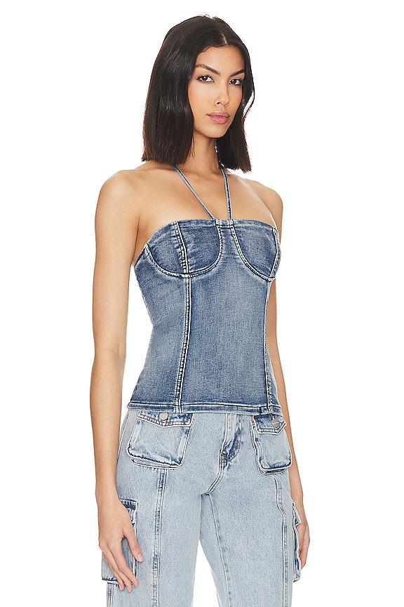 view 2 of 4 ТОП SYDNEY in Dark Blue Wash