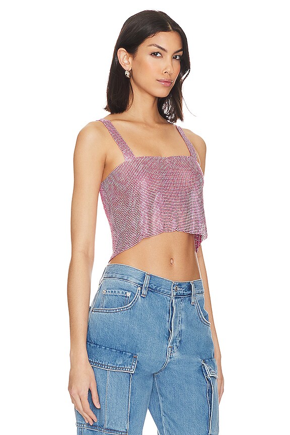 view 2 of 5 Mackenzie Crop Top in Pink
