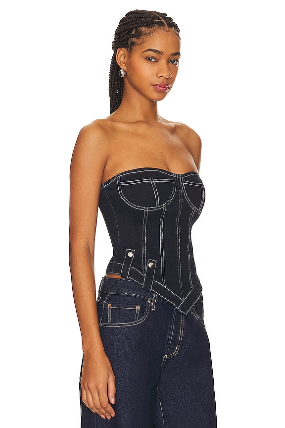 view 2 of 4 Kenny Bustier Top in Denim