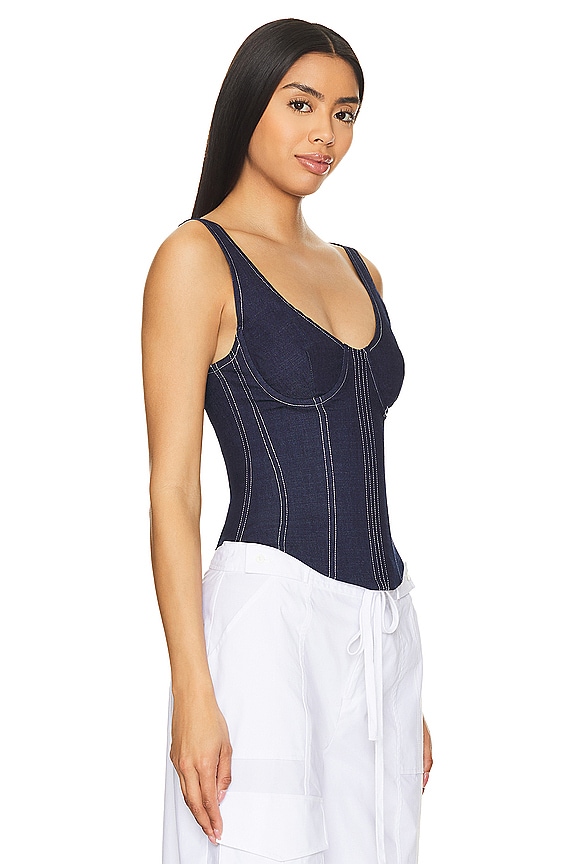 view 2 of 4 CORSÉ AIDA in Dark Wash