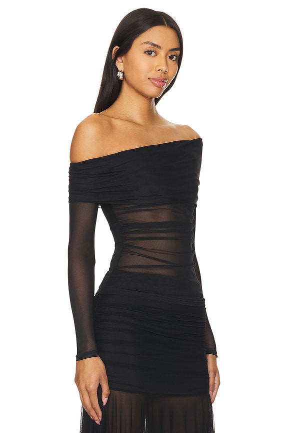 view 2 of 4 Kami Off Shoulder Top in Black