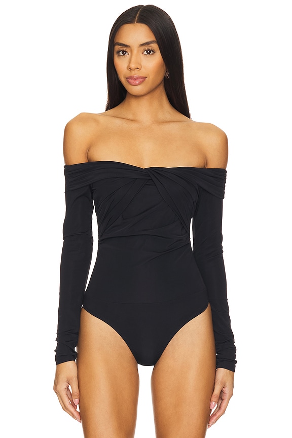 view 2 of 5 Jillian Bodysuit in Black