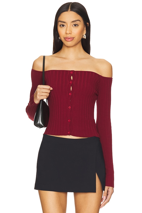 view 1 of 4 CALYPSO トップ in Oxblood