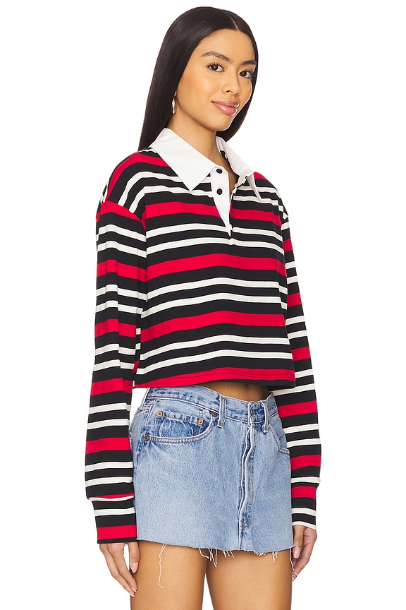 view 2 of 4 Mason Top in Red Stripe