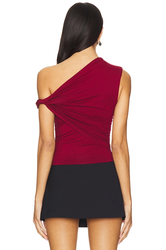 Alessia Top in Oxblood View 4 of 5