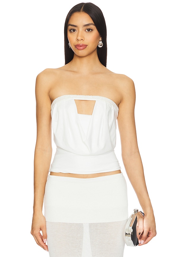 view 1 of 5 Bea Tube Top in White