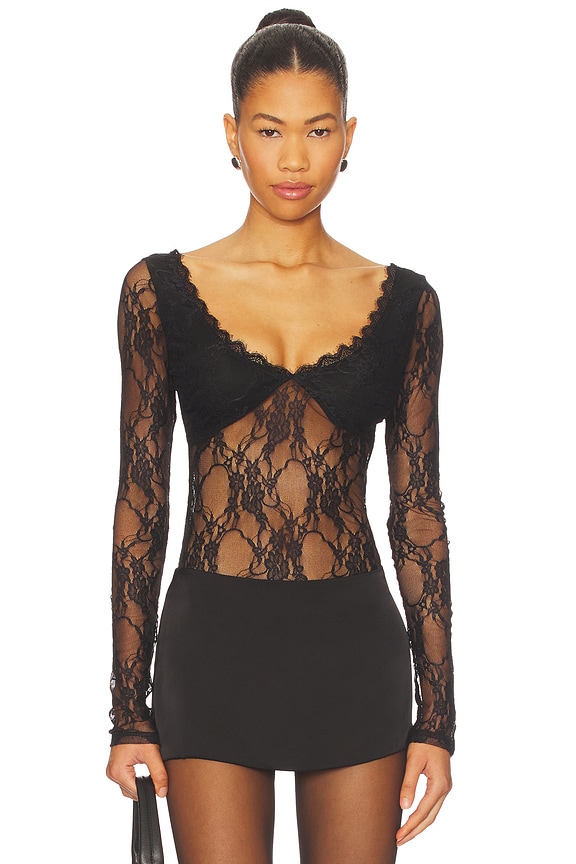 view 1 of 5 HALCYON 바디수트 in Black