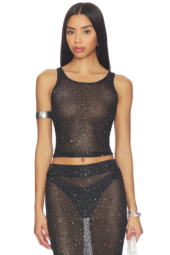 view 1 of 5 Miranda Knit Top in Black