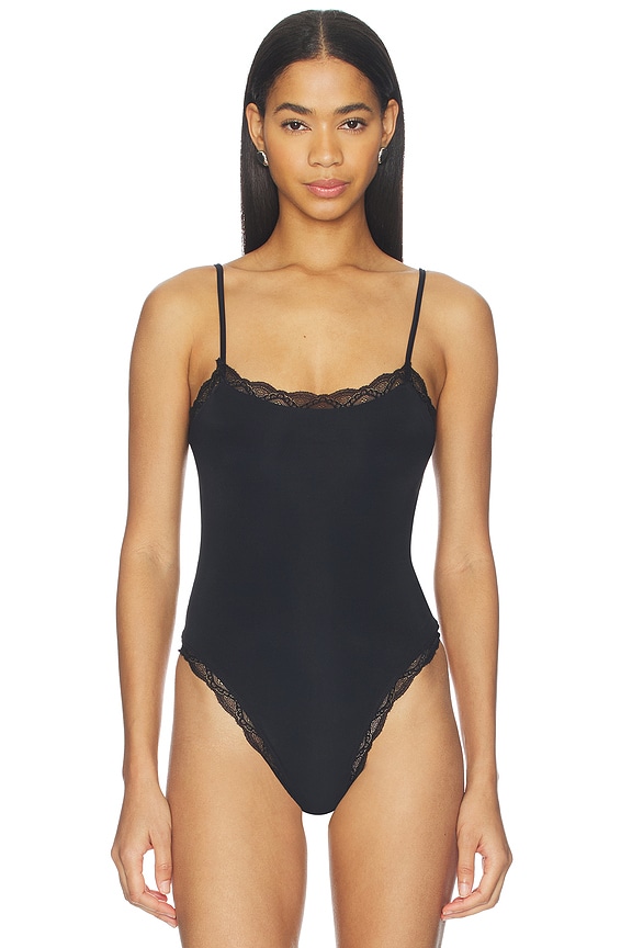 view 2 of 5 Evalina Bodysuit in Black